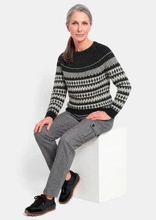 Norwegerpullover mit glitzerndem Lurex thumbnail 4