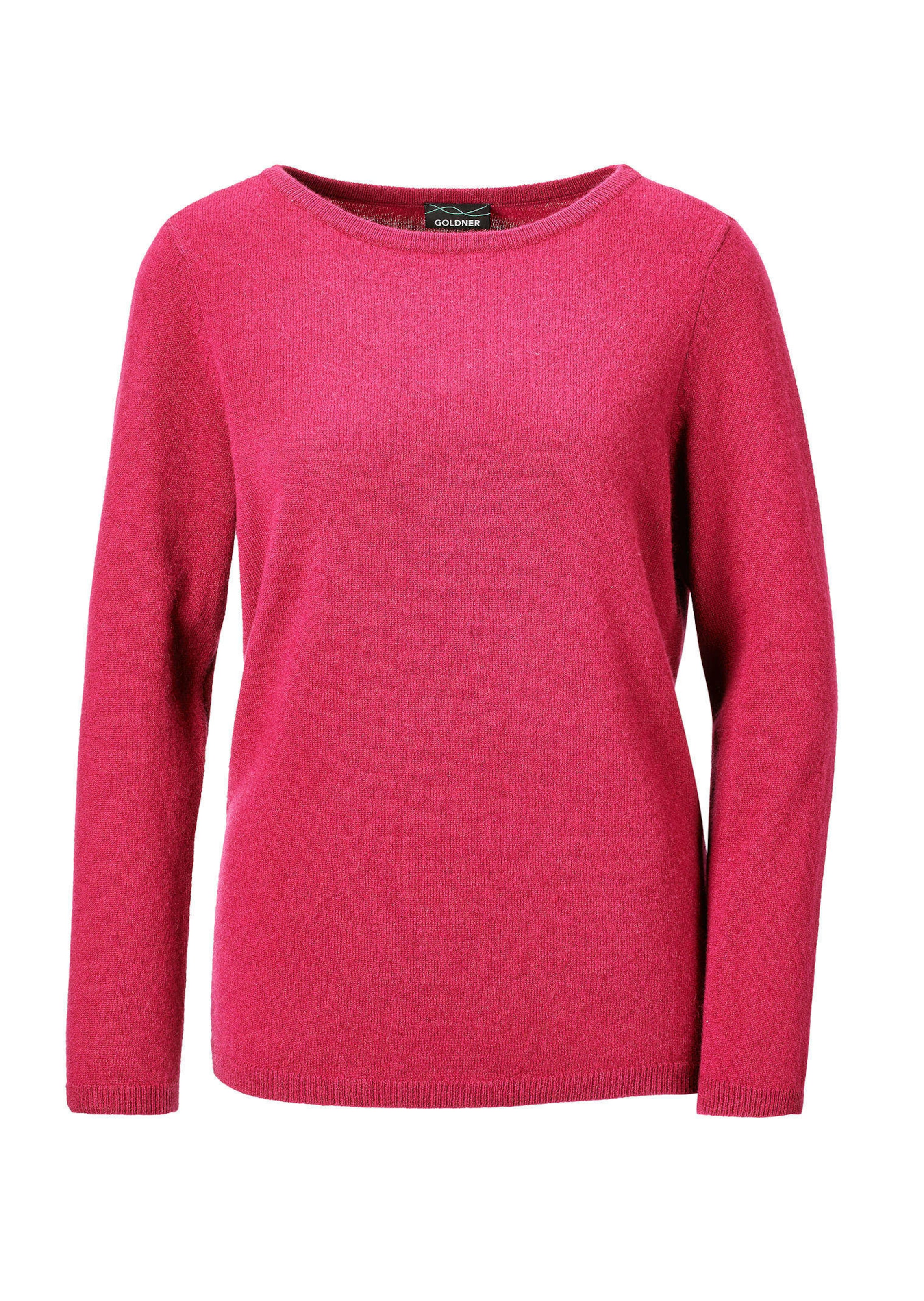 Kaschmirpullover mit U-Boot Ausschnitt