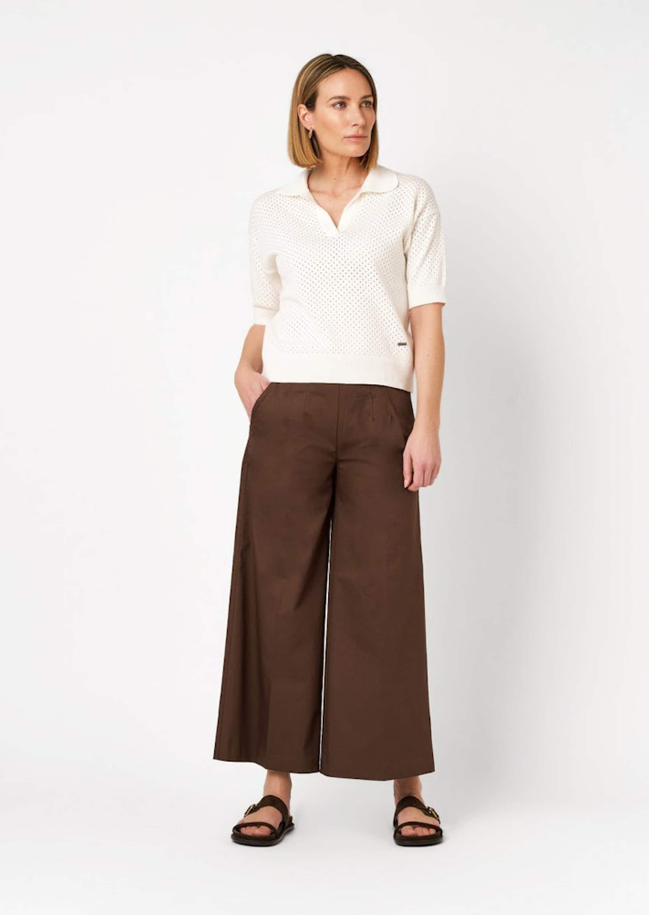 Luftige Culotte mit glatten Schlupfbund