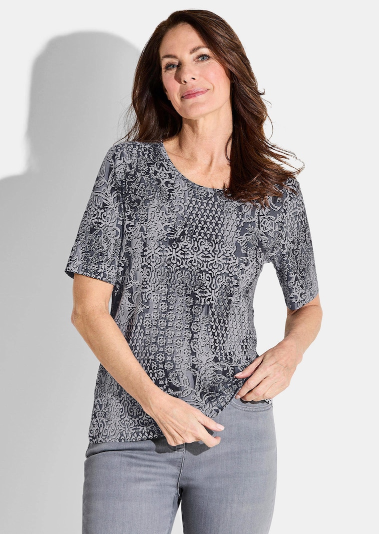 Shirt aus Viskose-Jersey