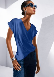 Legeres Shirt mit V-Ausschnitt thumbnail 7