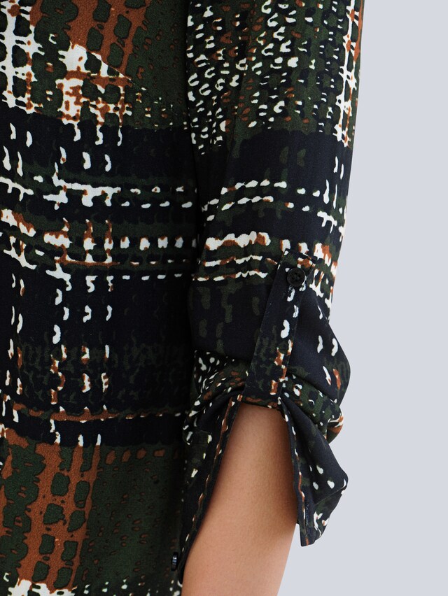 Kleid allover im neu designtem Karomuster