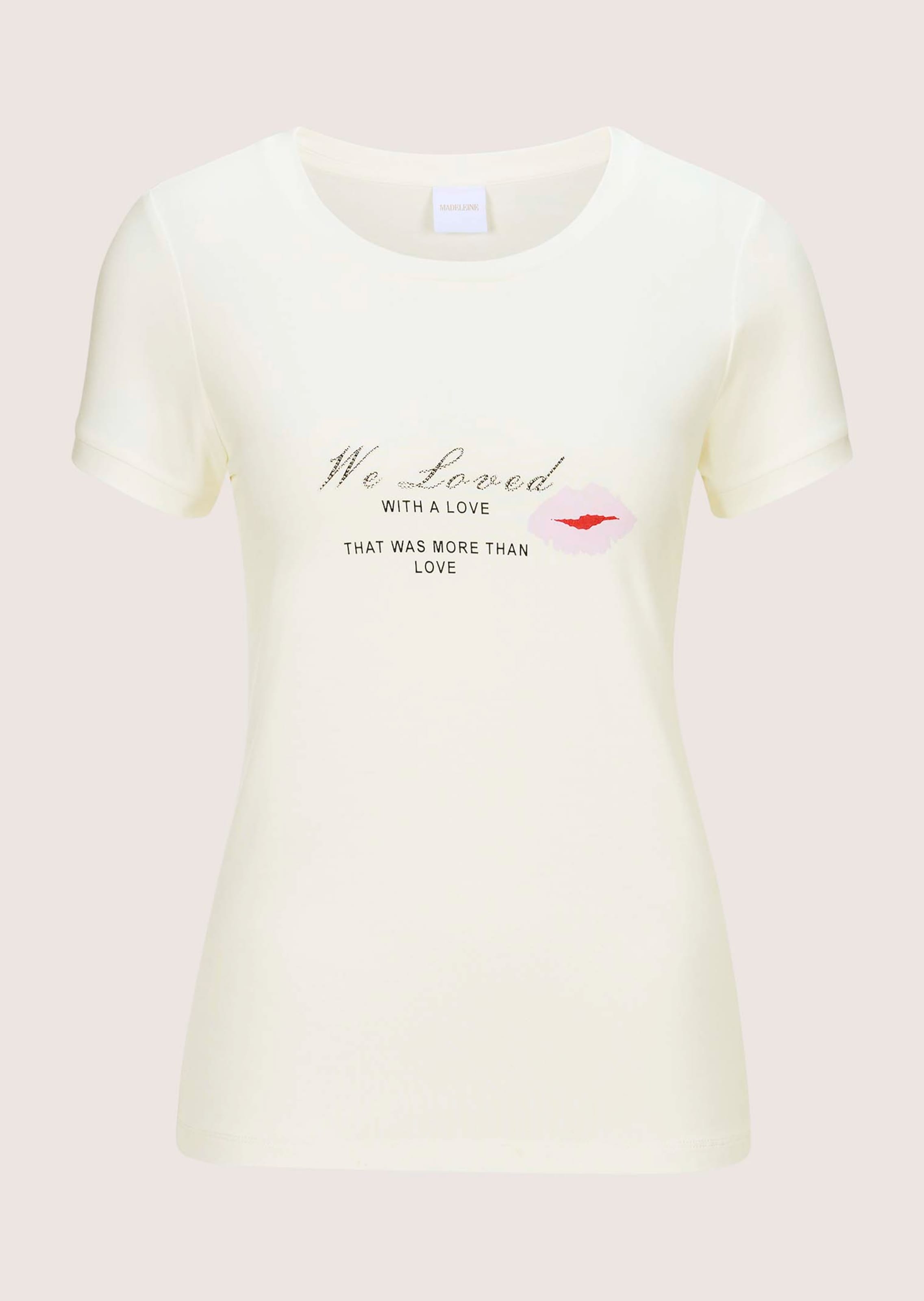 T-shirt avec inscription imprimée