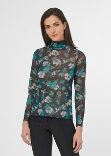 Blumen-Shirt mit trendigem Mandala-Print thumbnail 1