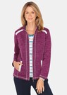 Veste à col droit en tricot polaire thumbnail 1