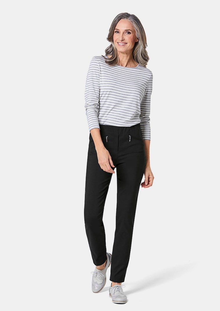 Bengaline broek LOUISA met ritszakken