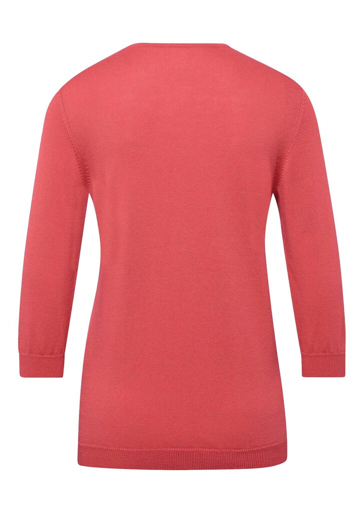 Zomerse, tricot pullover met ajourpatroon