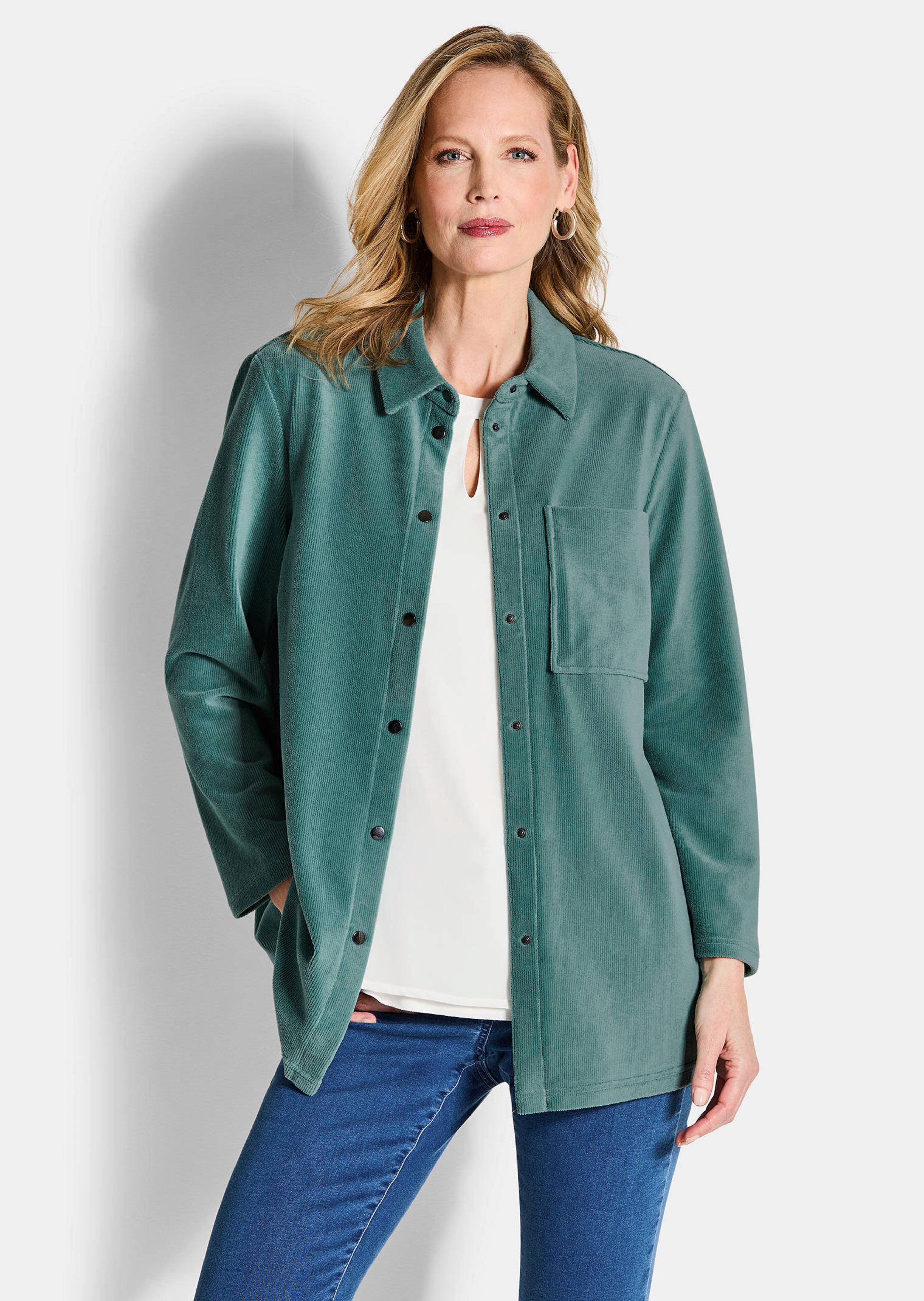 Chemise en velours côtelé