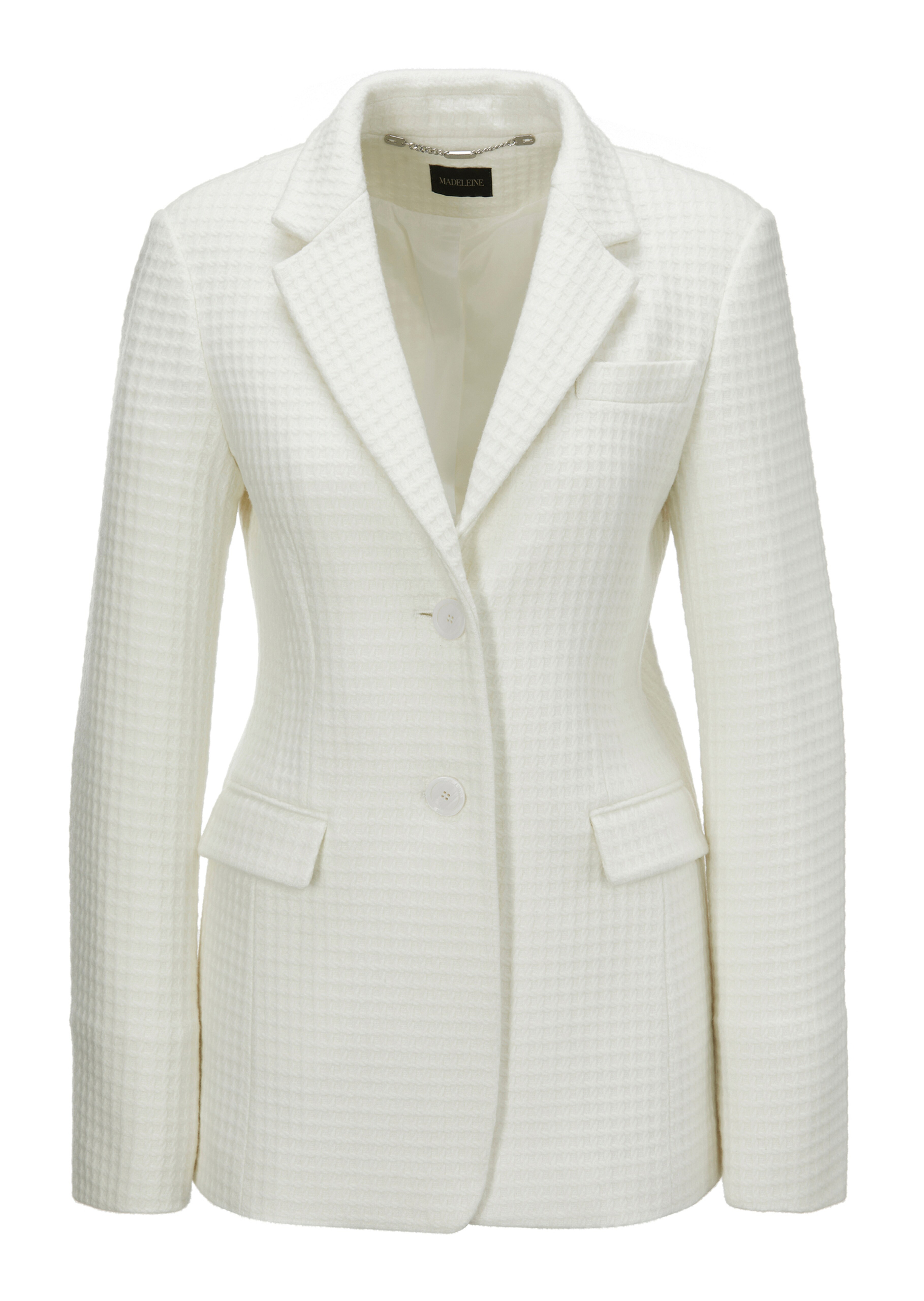 Long blazer with structure