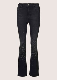 Bootcut-Jeans mit Strass-Deko thumbnail 6