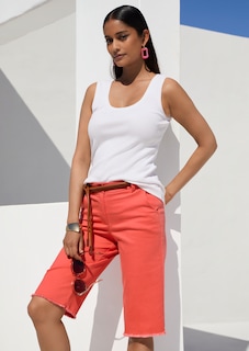 Ärmelloses Rippen-Top thumbnail 7