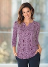 Raffiniertes Druckshirt mit 3/4-Arm thumbnail 5