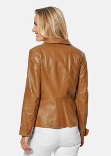 Lederjacke aus Nappa mit Crash-Struktur thumbnail 3