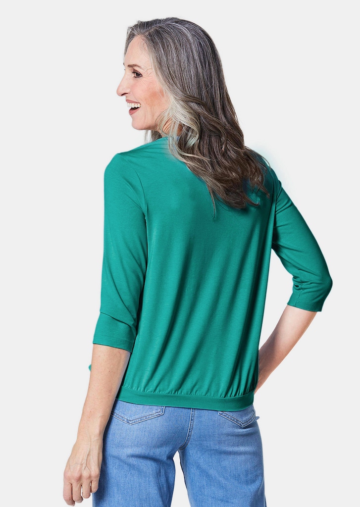 Gepflegtes Shirt in eleganter Blusen-Optik