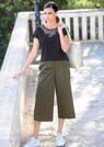 Culotte Hose mit weitem Beinverlauf thumbnail 3