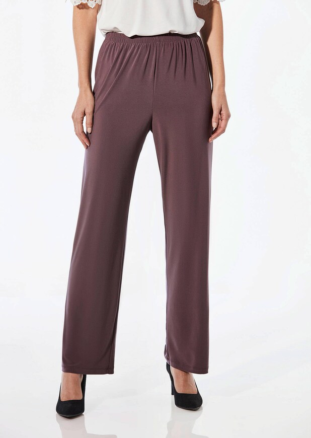 Confortable pantalon à taille élastique