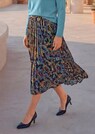 Plisseejupe mit Paisley-Muster in Midi-Länge thumbnail 7