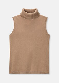 Ärmelloser Rollkragenpullover thumbnail 6