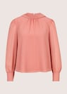Chiffon-Bluse mit Stehkragen und Schluppe thumbnail 7