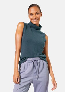 Sleeveless turtleneck jumper thumbnail 1