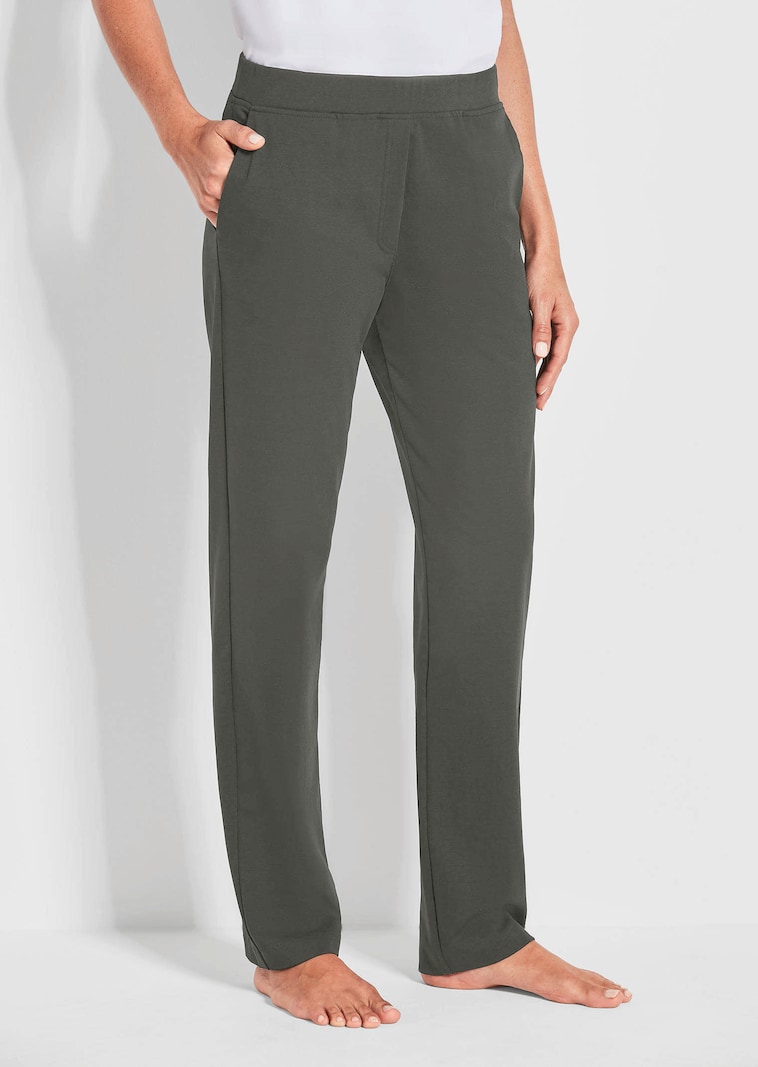 Pantalon de loisirs confortable avec taille élastiquée et poches