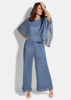 Pantalon Palazzo VERA en plissé brillant thumbnail 7