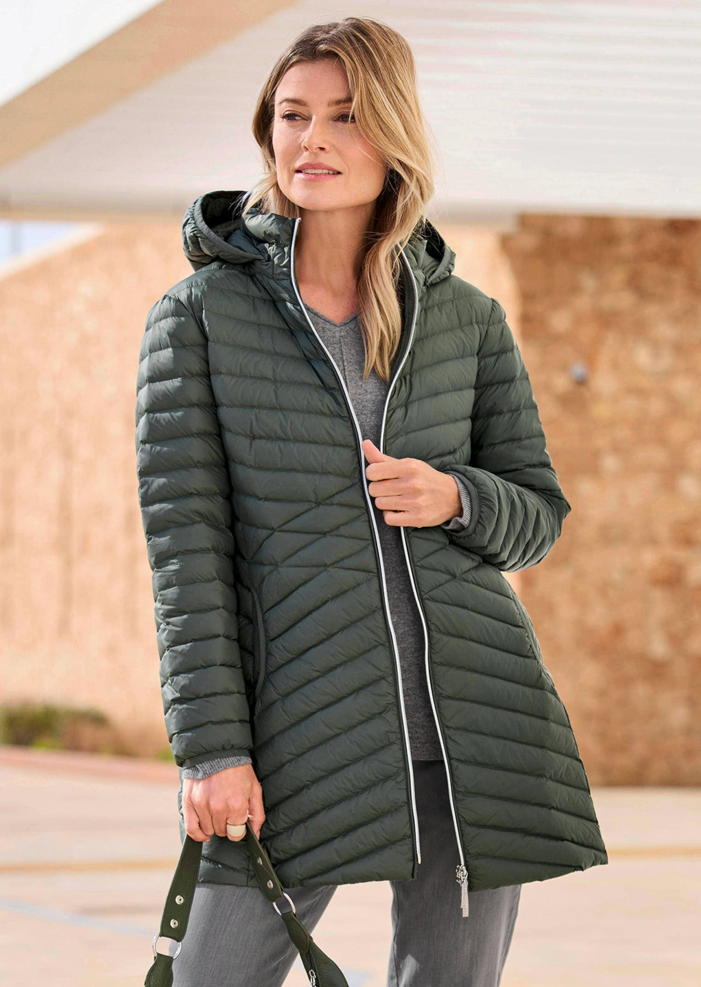 Seventyseven Winter Steppmantel Damen Outfit Damen Wintermantel