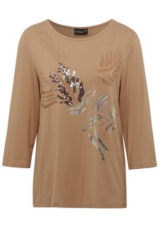 Druckshirt mit leichtem Glanz thumbnail 1