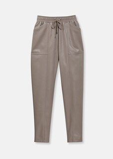 Beschichtete Hose in Lederoptik thumbnail 6