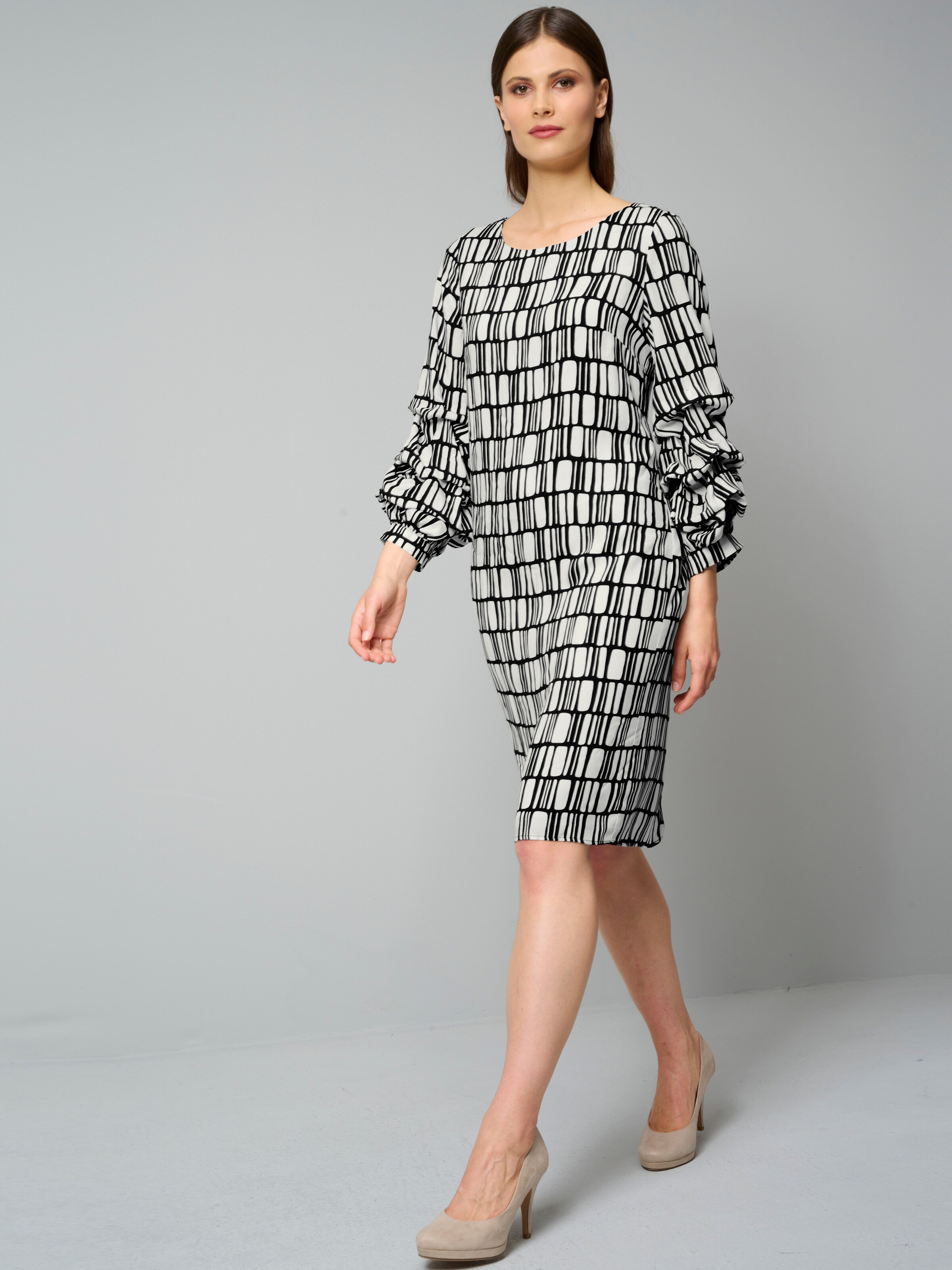 Kleid mit gerafften Ärmeln 4