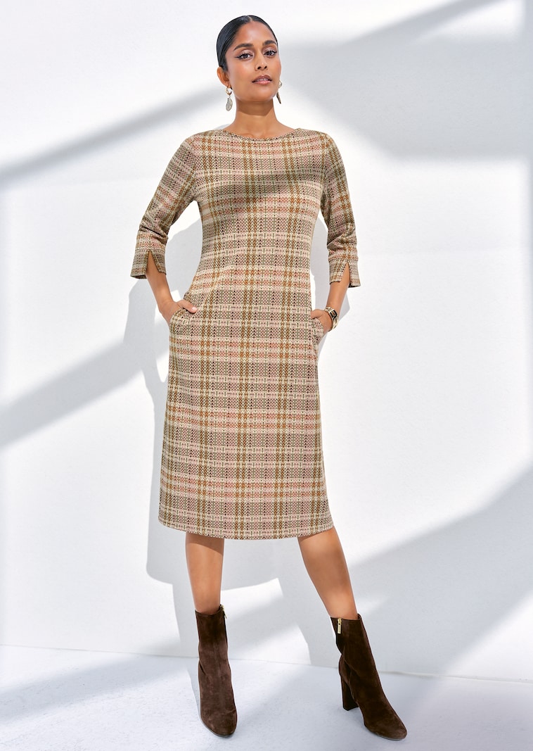 Kleid mit 3/4-Ärmeln