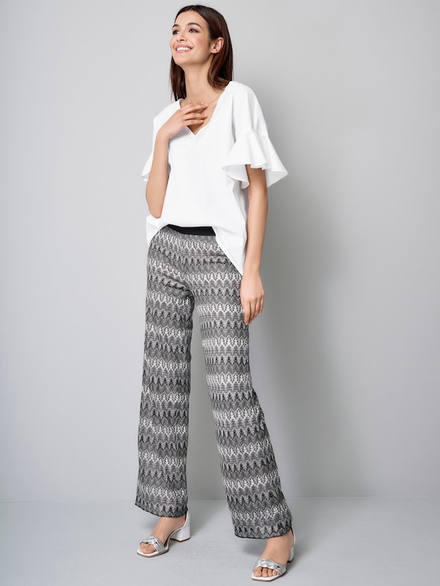 Bluse mit V-Ausschnitt 3