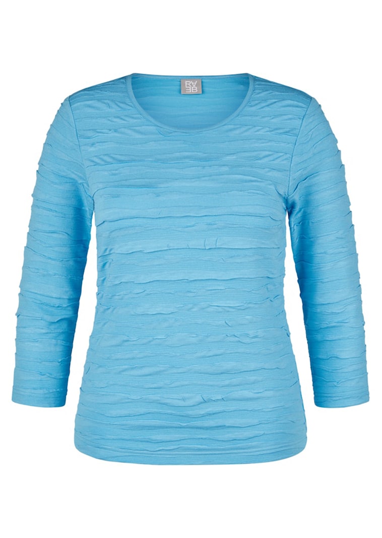 Jersey-Shirt mit Wellenmuster