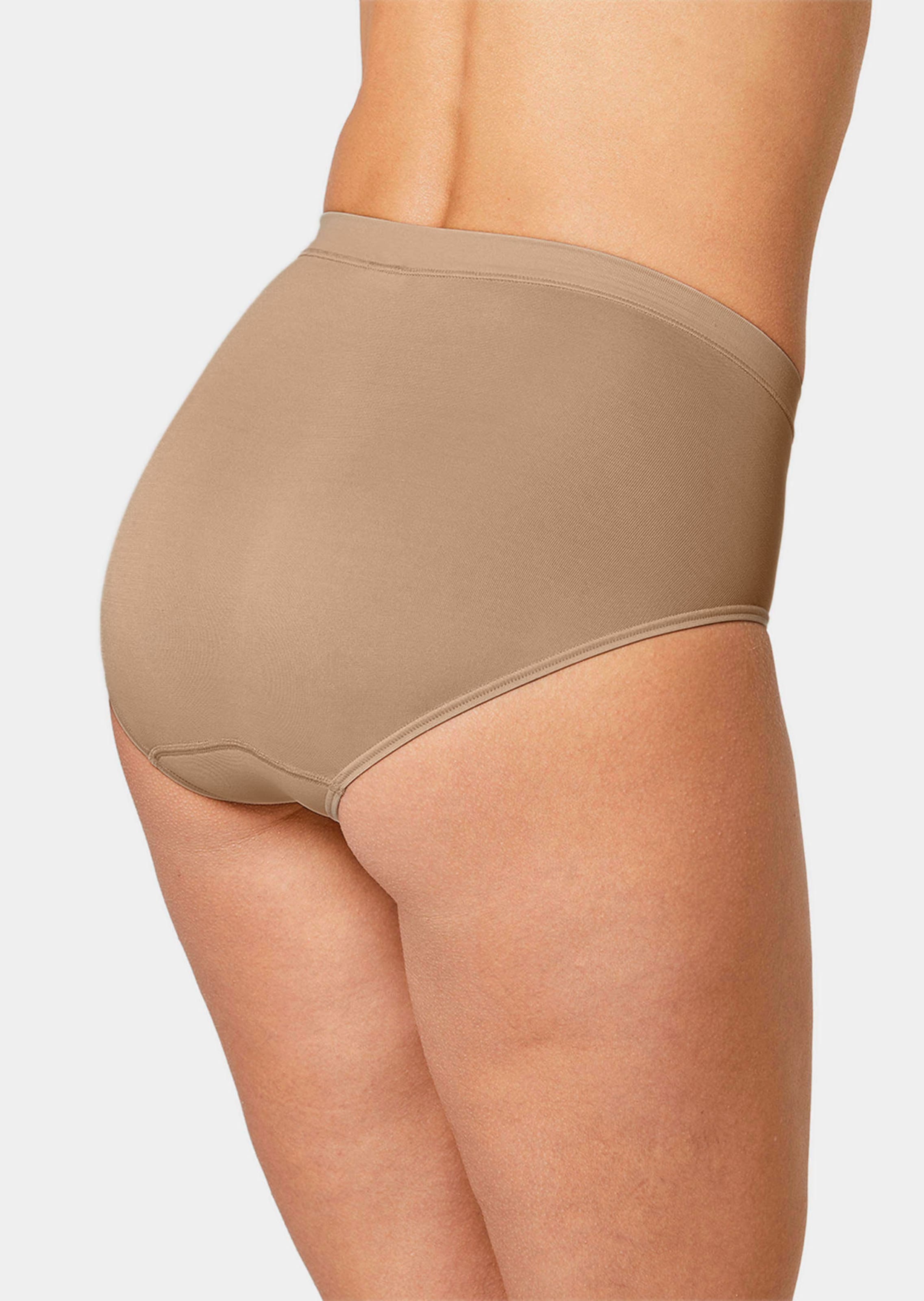 Slip montant de grande qualité - camel - Gr. 42 de Goldner Fashion