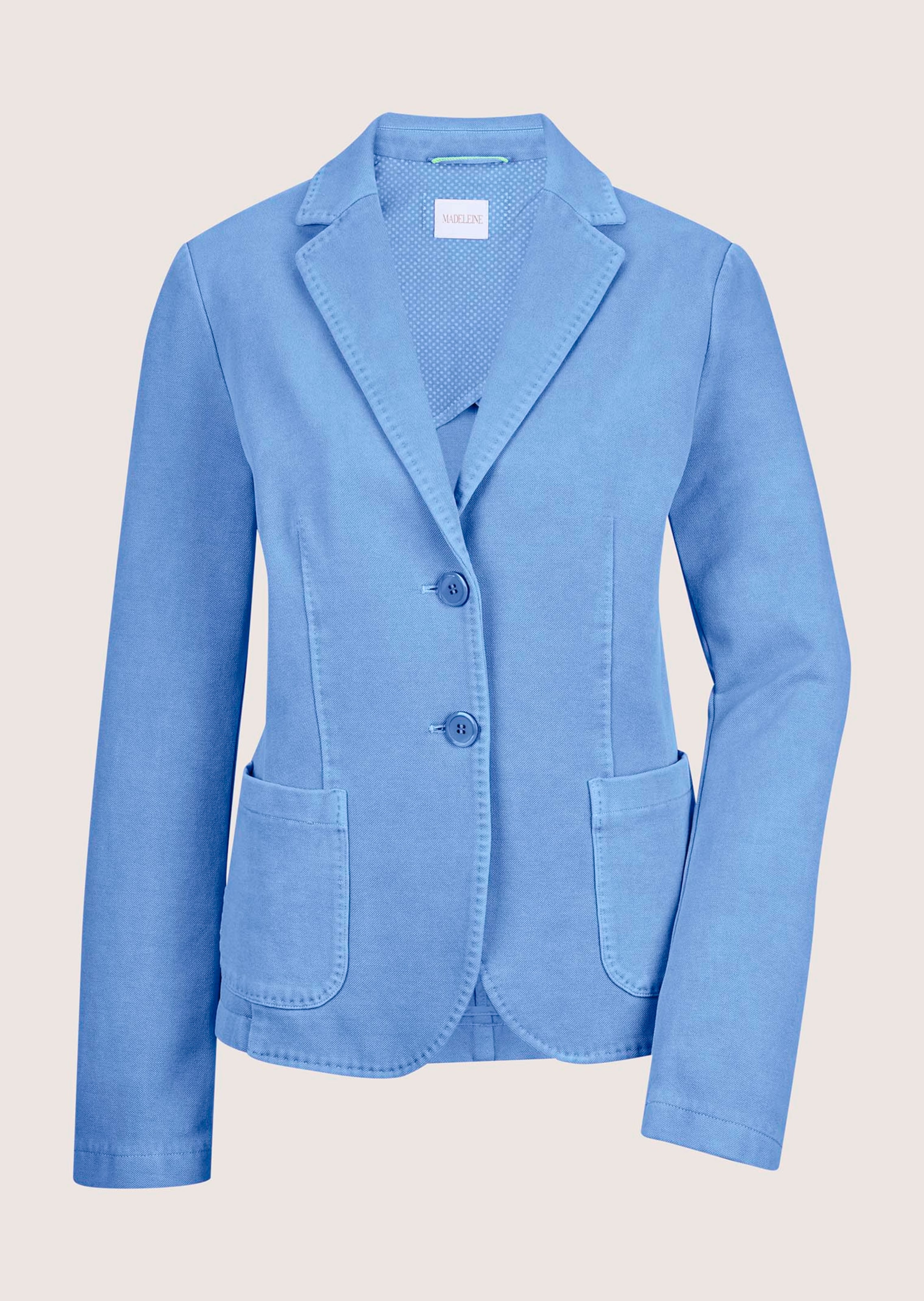 Kurzer Blazer mit Zierstich