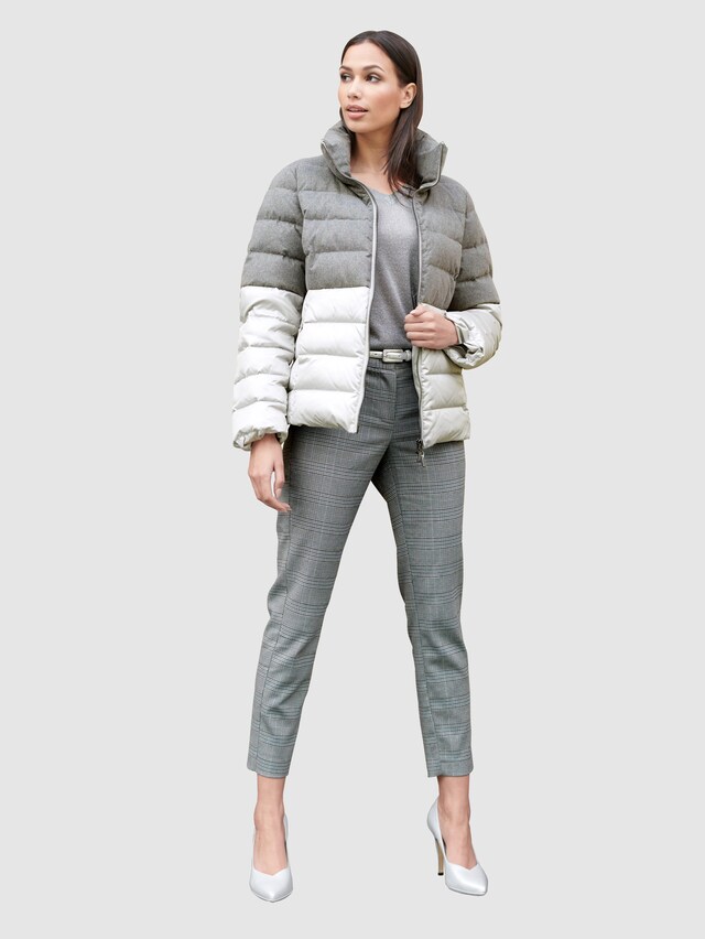 Jacke im Colourblocking-Dessin