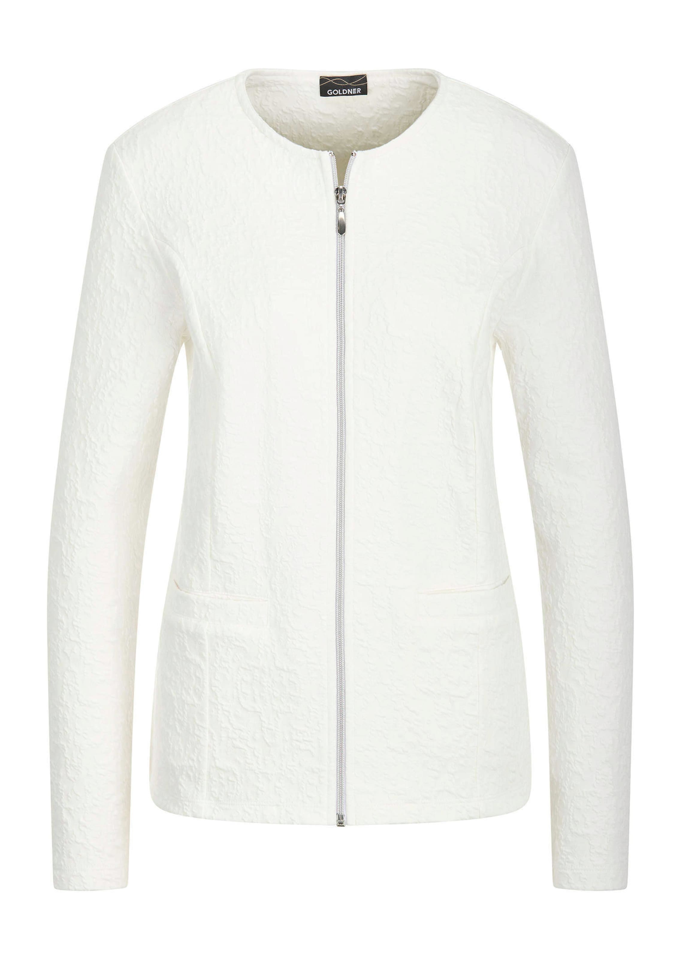 Elegante Jerseyjacke aus Baumwolle
