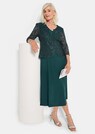 Kleid mit paillettenbesetzter Spitzenjacke thumbnail 4