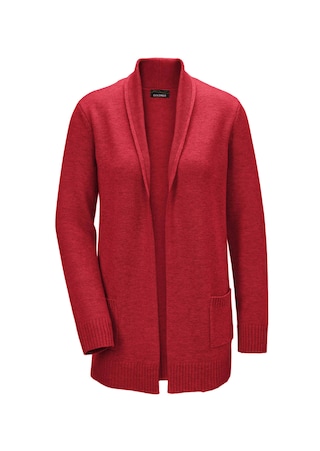rouge Cardigan en laine vierge