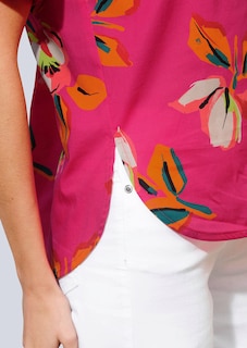 Druckbluse mit effektvollem Print thumbnail 1