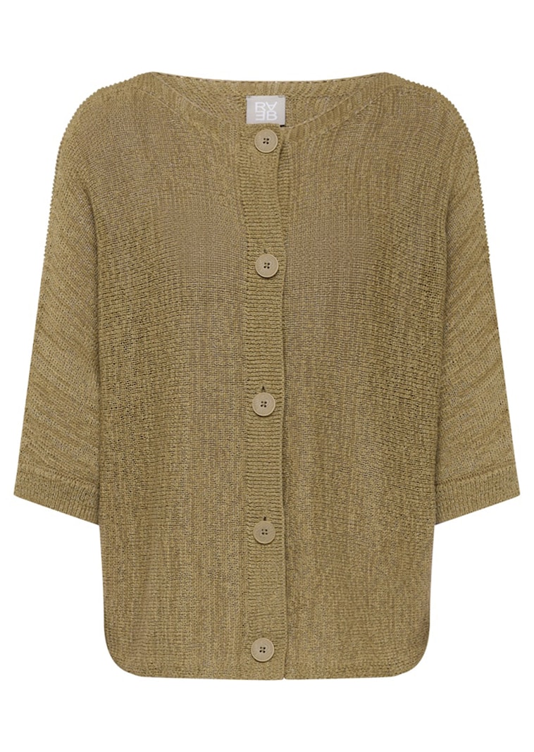 Strickjacke aus Bändchengarn