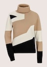 Pull à col roulé avec motif géométrique thumbnail 6