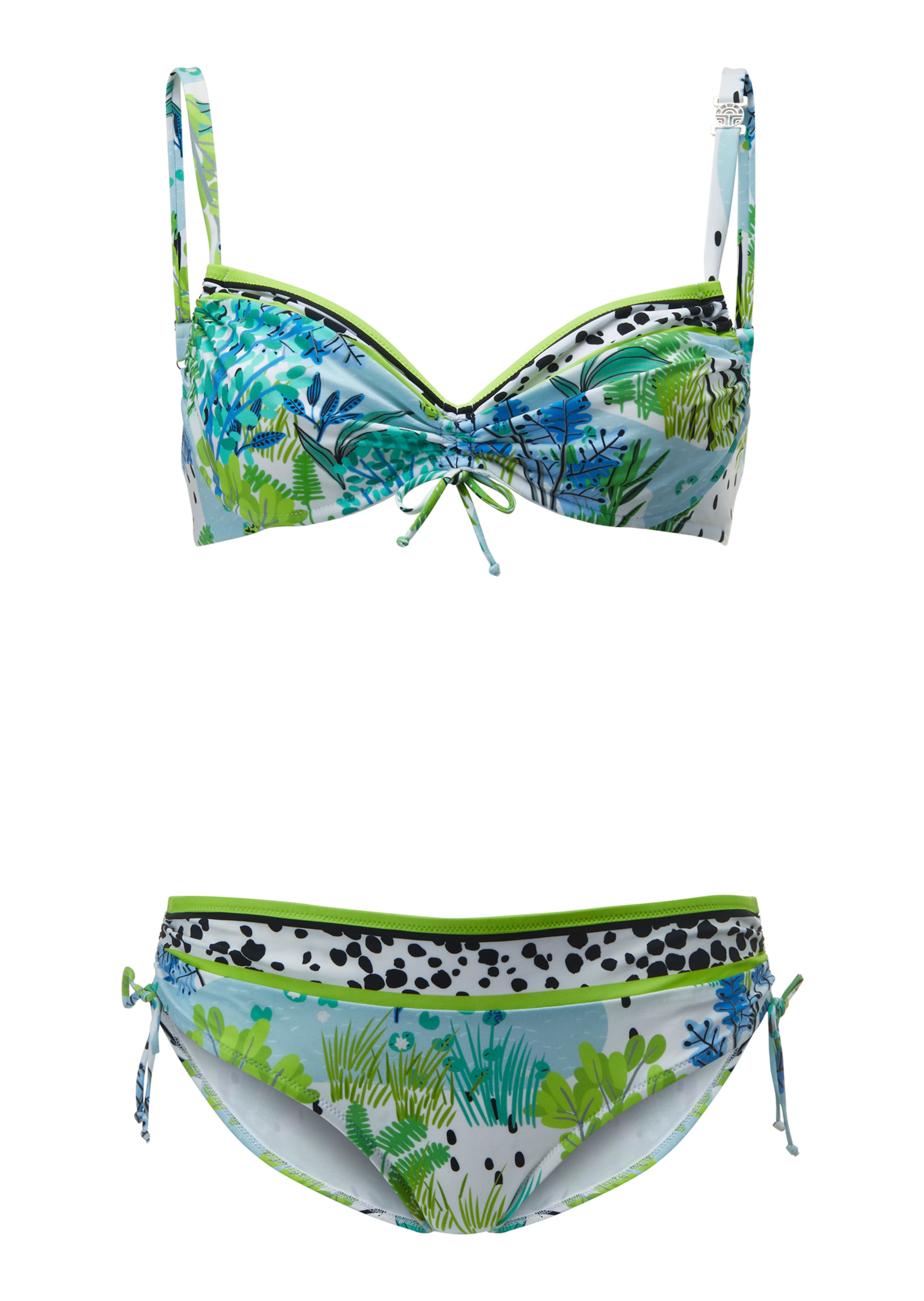 Bikini mit Raffung
