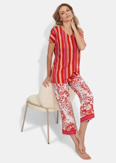 Pyjama aus Baumwoll-Jersey mit Modal thumbnail 3