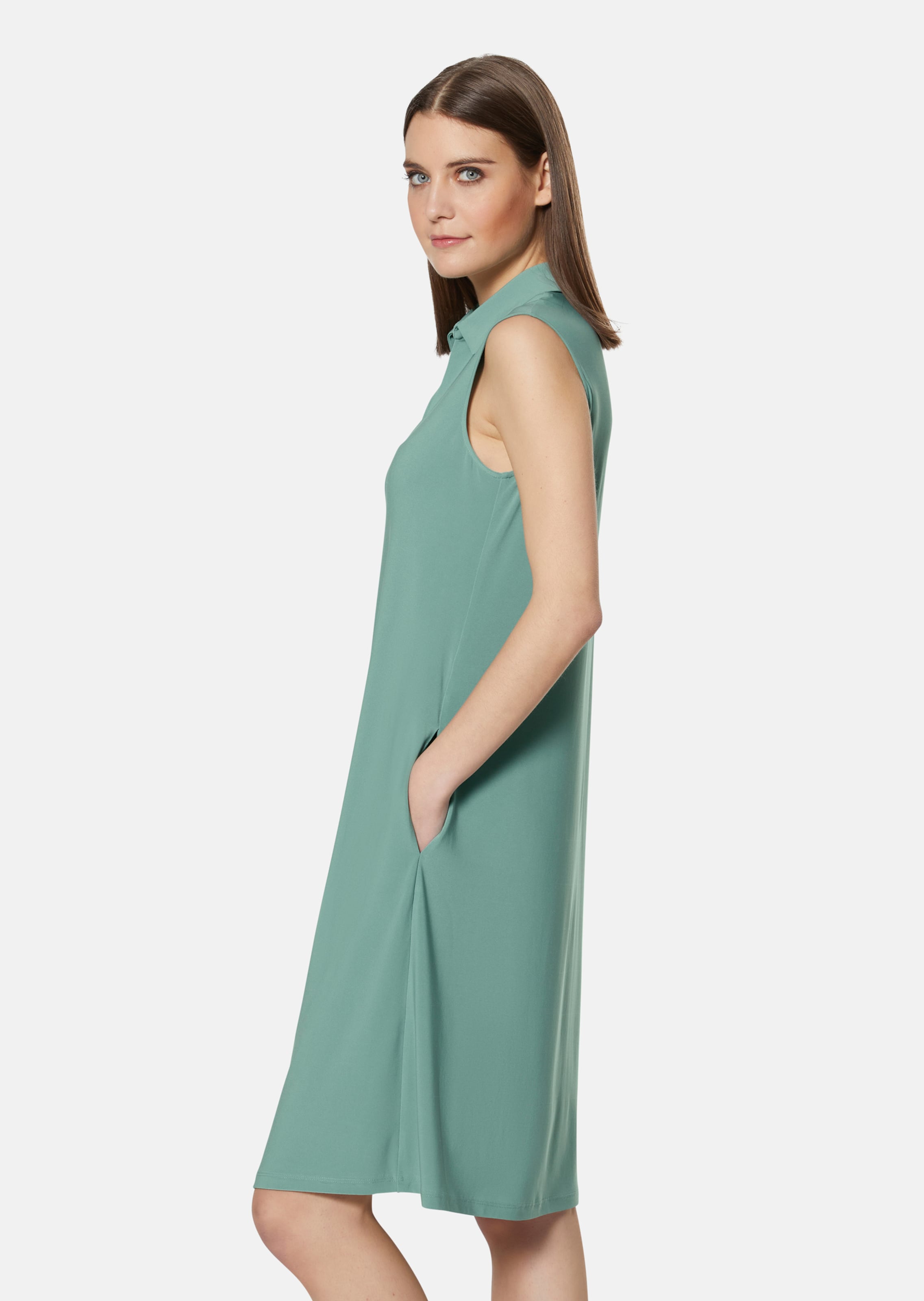 WENOR Sommerkleid Damen Musselin Strandkleid ärmellos 100 % Baumwolle