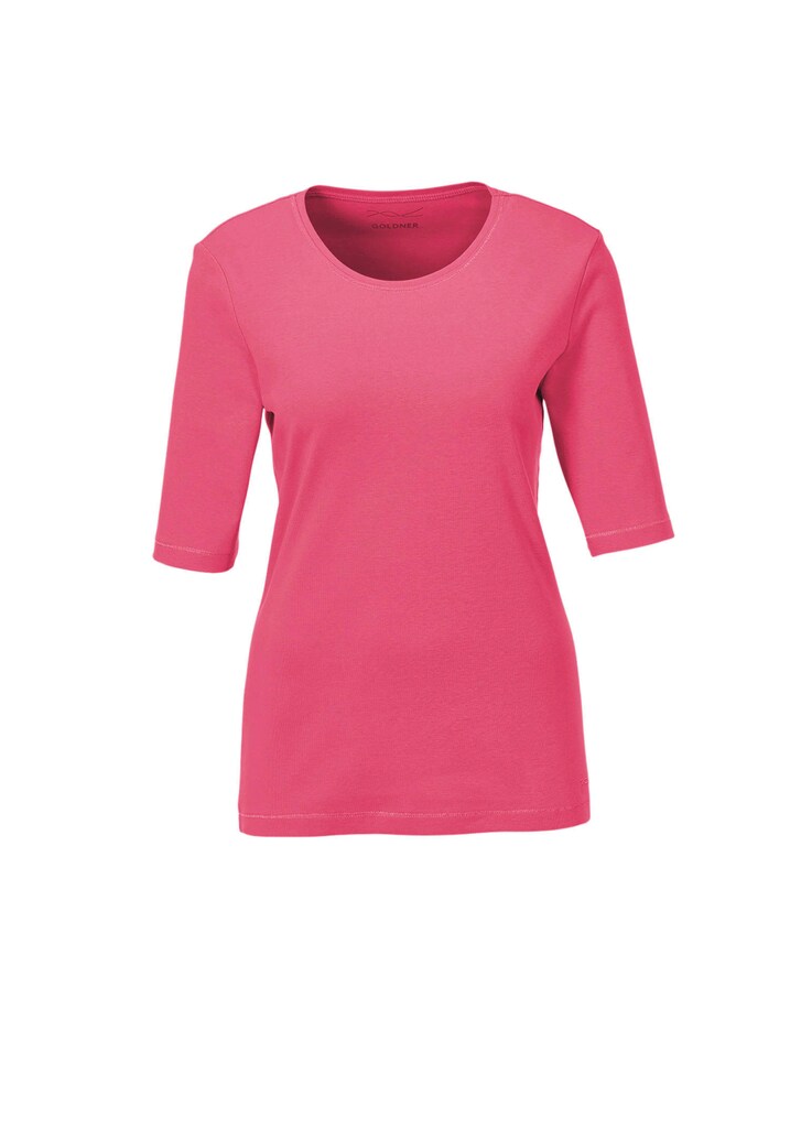 Basic T-Shirt aus reiner Baumwolle