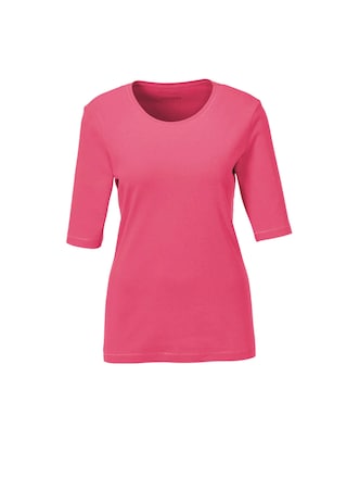 roze Basic shirt van puur katoen