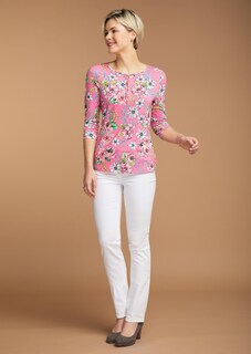 Digitaal gedessineerd shirt met een chic detail van metaal thumbnail 2