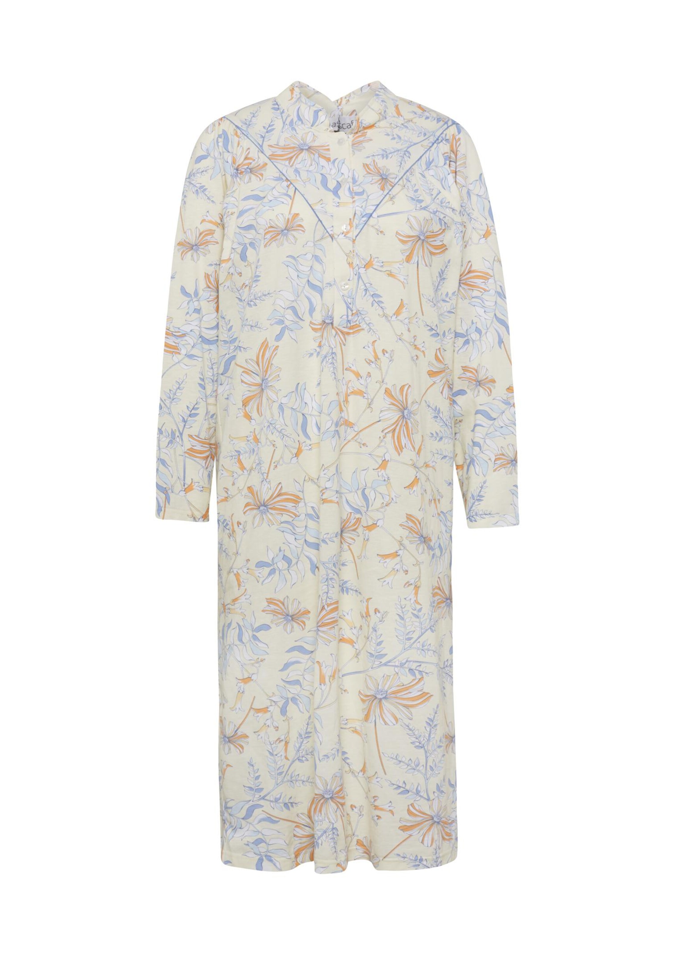 Chemise de nuit - jaune / bleu clair / à motifs - Gr. 38/40 de Goldner Fashion