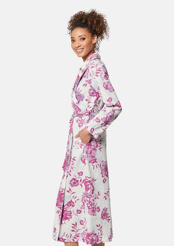 Dressing gown with floral print 3